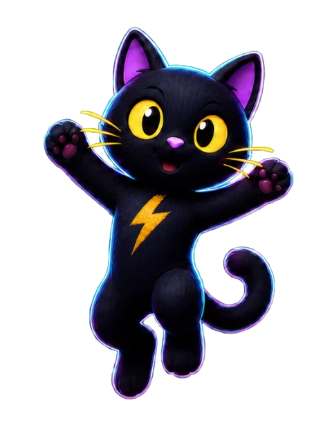 VoltCat celebrating