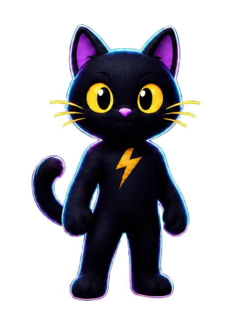 VoltCat standing pose